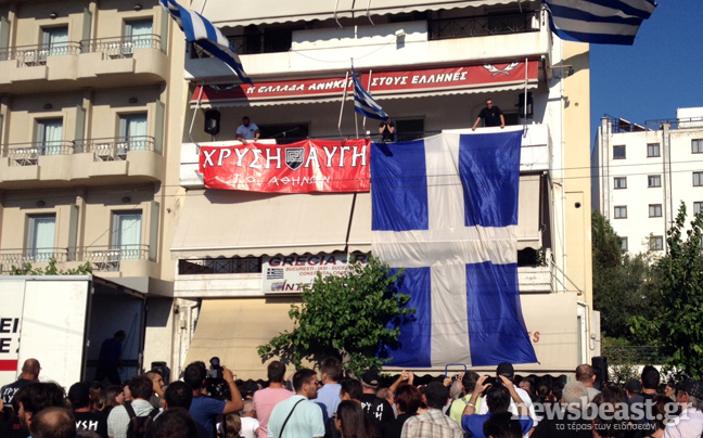 Σε εξέλιξη το συσσίτιο της Χρυσής Αυγής