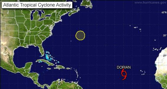 Ενισχύεται η τροπική καταιγίδα Ντόριαν