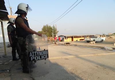 Αστυνομική επιχείρηση σε καταυλισμούς Ρομά στη Θεσσαλονίκη