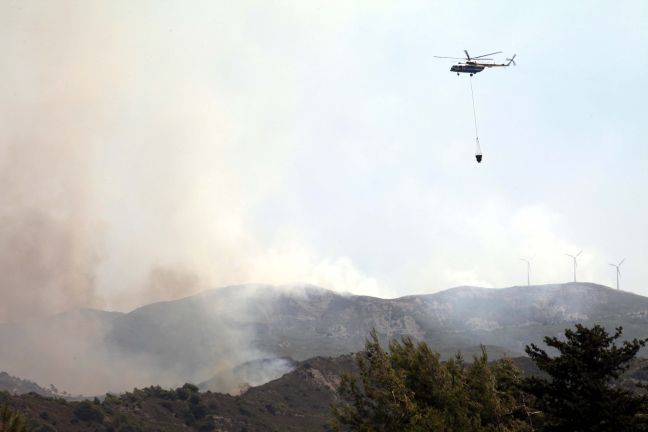 Φωτιά στο Μετόχι Καπανδριτίου