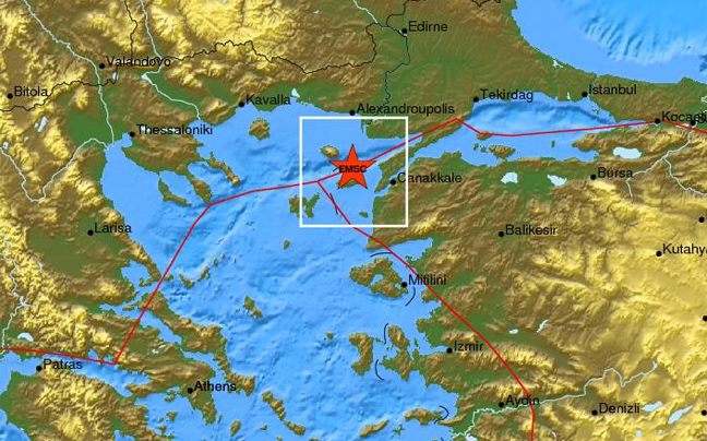 Σεισμός 4,6 Ρίχτερ στην Ίμβρο