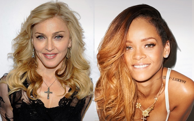 «Στενό μαρκάρισμα» της Rihanna στη Madonna
