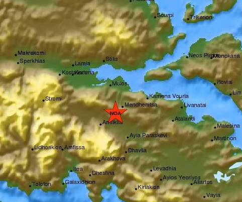 Σεισμός 4,1 Ρίχτερ κοντά στην Αμφίκλεια