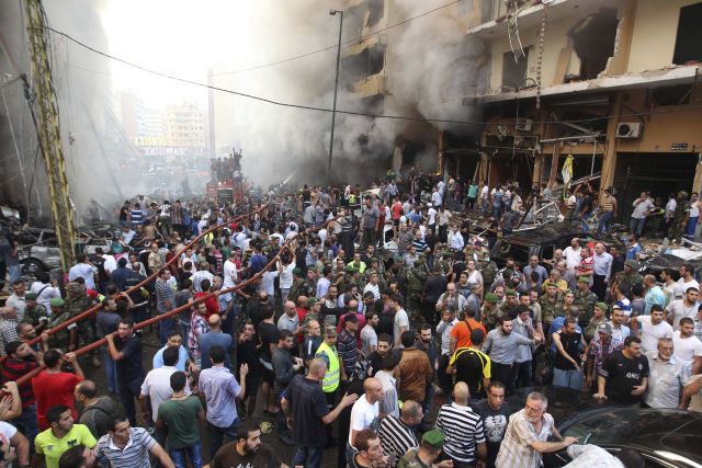 Πολίτες παγιδευμένοι σε κτίρια στη Βηρυτό