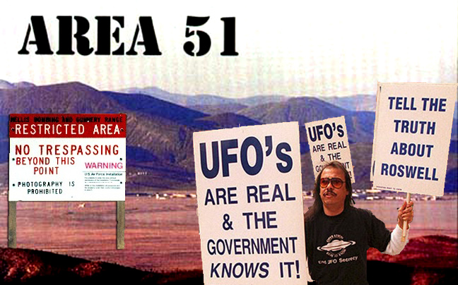 Οι απεικονίσεις της Area 51 στην οθόνη