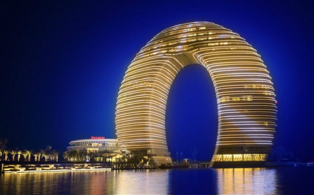 Το εντυπωσιακό ξενοδοχείο της Sheraton στην Κίνα