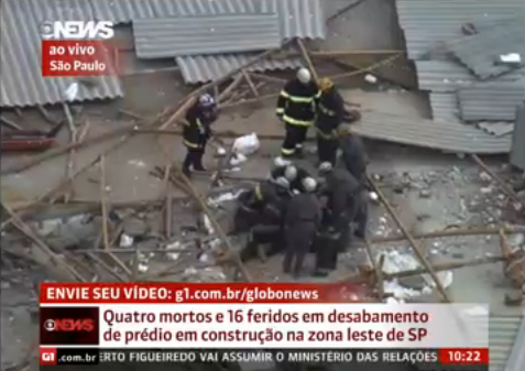Έξι νεκροί από κατάρρευση κτιρίου στο Σάο Πάολο