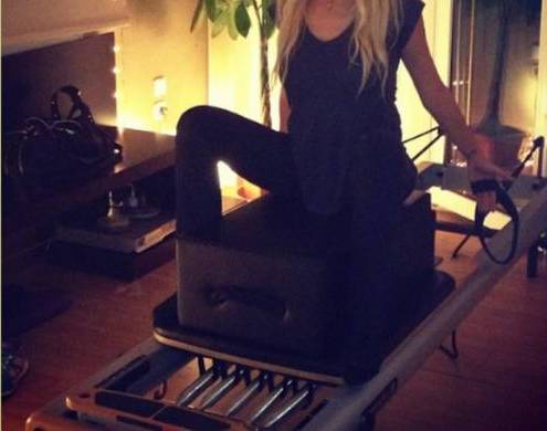 «Pilates time» για γνωστή παρουσιάστρια