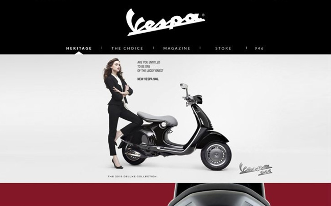 O κόσμος της Vespa στο διαδίκτυο