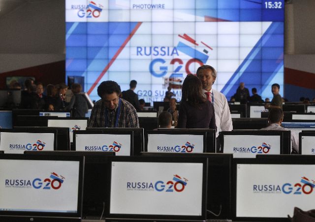 Αρχίζει σήμερα η Σύνοδος του G-20 στη Ρωσία