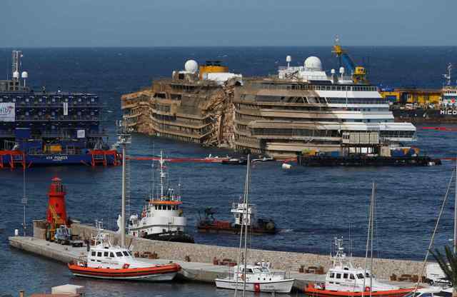 Ανθρώπινα οστά βρέθηκαν στο ναυάγιο του Costa Concordia