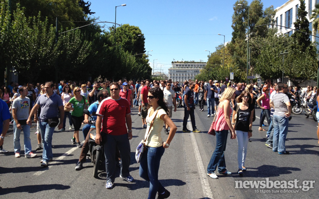 Ολοκληρώθηκε η κινητοποίηση στο υπουργείο Διοικητικής Μεταρρύθμισης