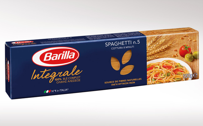 Νέες μπλε συσκευασίες για τα ζυμαρικά Barilla Ολικής Αλέσεως