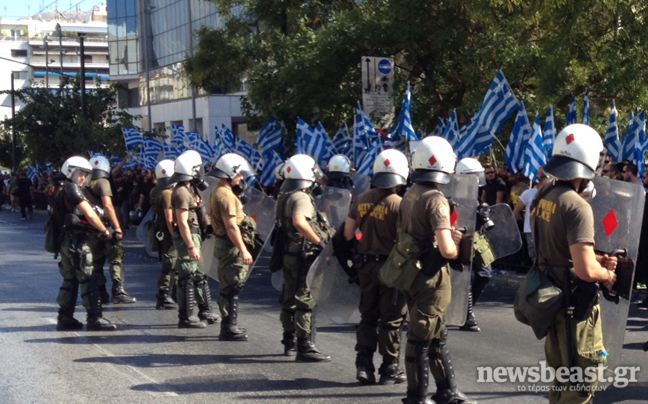 Επιχείρηση της ΕΛ.ΑΣ. για την απομάκρυνση των χρυσαυγιτών