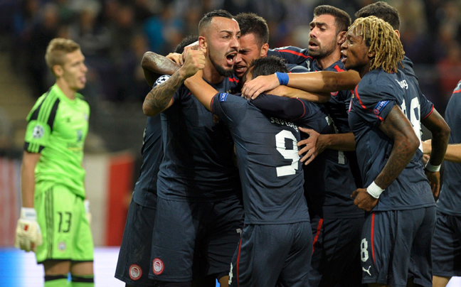 Έκανε το 2-0 ο Ολυμπιακός
