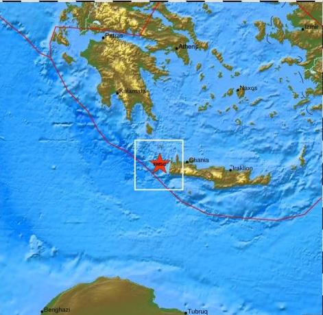 Σεισμός 3,2 Ρίχτερ στην Κρήτη