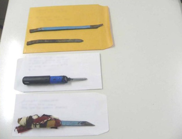 Βρέθηκαν αυτοσχέδια μαχαίρια στις φυλακές Τρικάλων