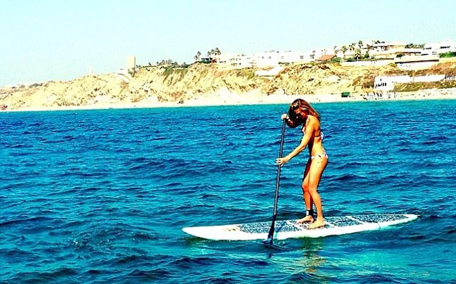 Λάτρης της όρθιας κωπηλασίας η Bar Rafaeli