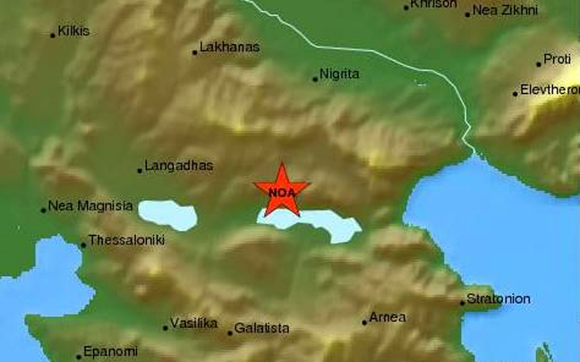 Σεισμός 4,5 Ρίχτερ στη Θεσσαλονίκη