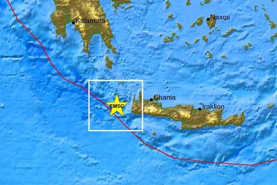 Σεισμός 6,4 Ρίχτερ στην Κρήτη