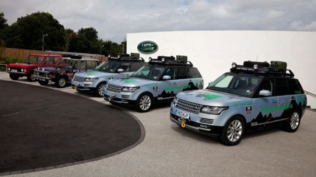 Τρία Range Rover Hybrid σε ταξίδι αντοχής
