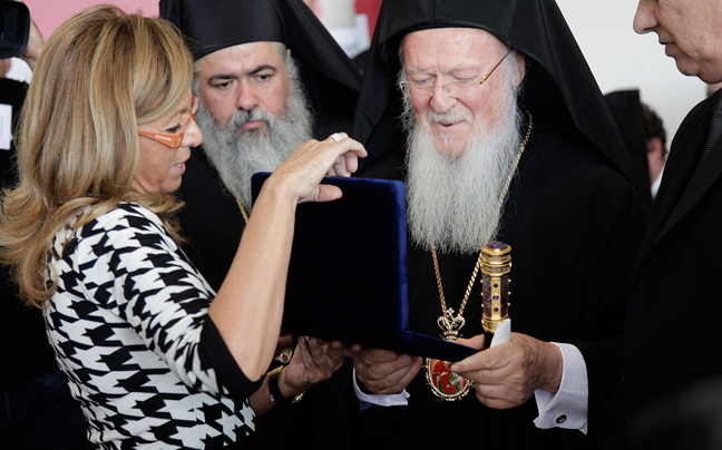 Πατριαρχική ευλογία στην εταιρία Παπαδοπούλου