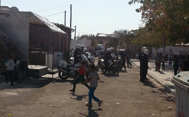 Αστυνομική επιχείρηση σε καταυλισμό Ρομά στην Ξάνθη