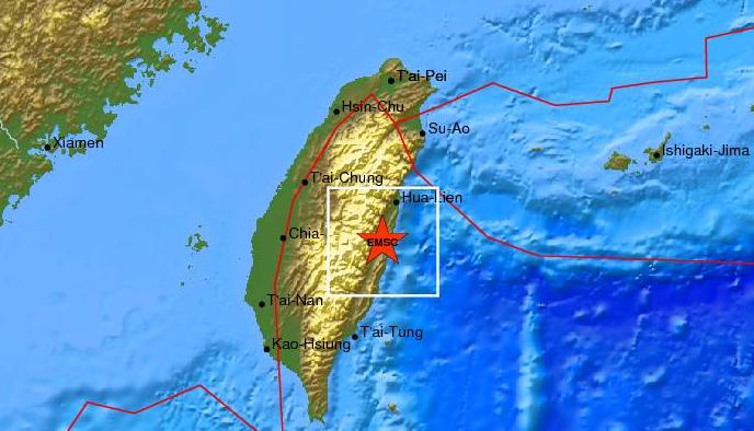 Σεισμός 6,6 Ρίχτερ στην Ταϊβάν