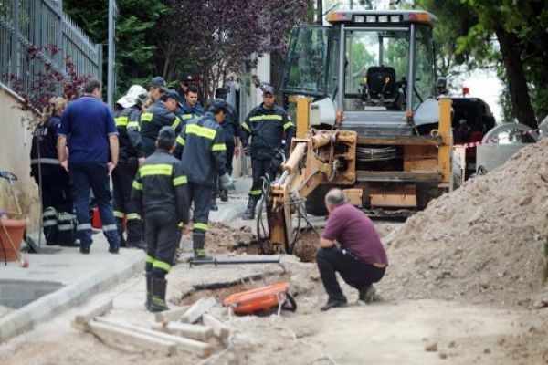 Εργάτης θάφτηκε κάτω από χώματα στο Ηράκλειο