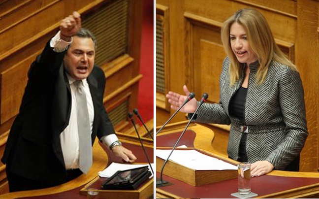 Αντιπαράθεση στη Βουλή για την αμυντική βιομηχανία