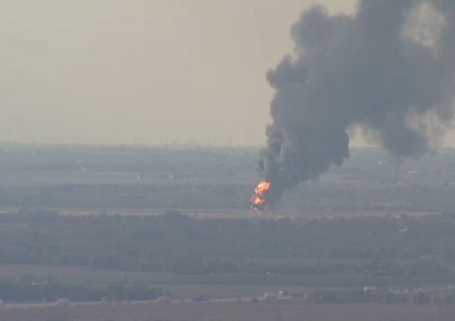 Έκρηξη αγωγού φυσικού αερίου στο Μίλφορντ του Τέξας