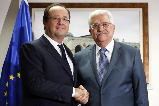 Πρώτη επίσκεψη Ολάντ στα Παλαιστινιακά εδάφη