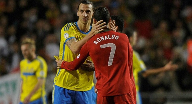 Οι αντιδράσεις Ζλάταν και Ρονάλντο στα γκολ του Σουηδία-Πορτογαλία