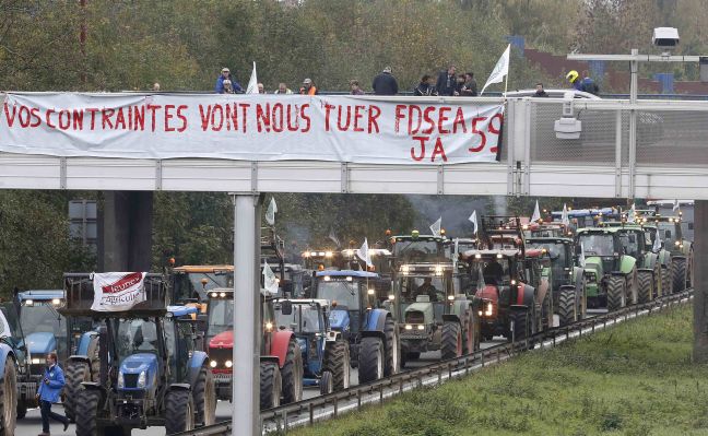 Ένας νεκρός σε διαμαρτυρία αγροτών στο Παρίσι