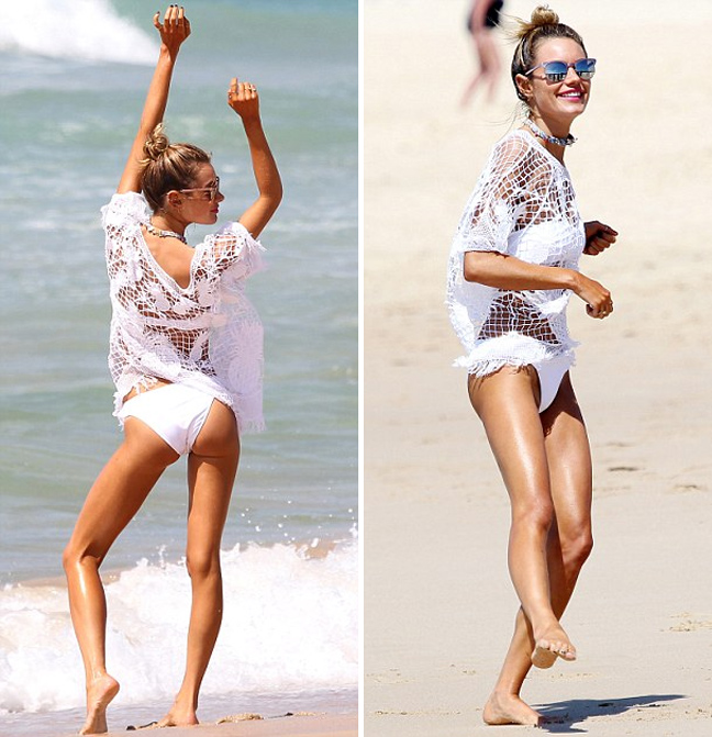 Η Camille Rowe… σέξι υπερθέαμα στην παραλία