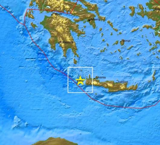 Σεισμός 4 Ρίχτερ στην Κρήτη