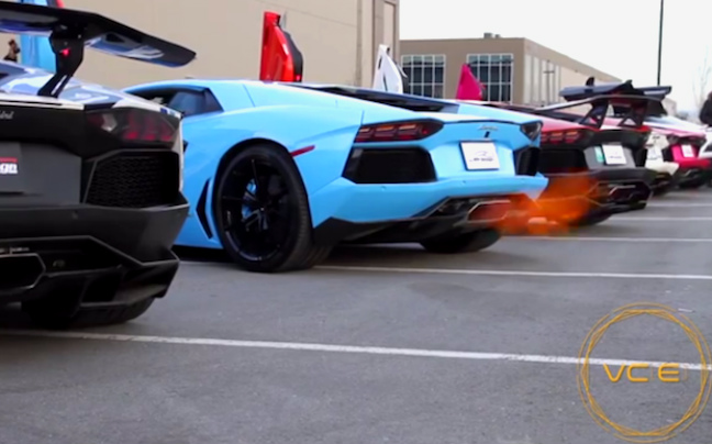 Η χαρμόσυνη χορωδία της… Lamborghini