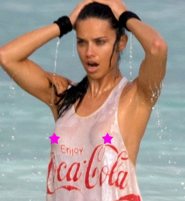 Η σέξι βουτιά της Adriana Lima