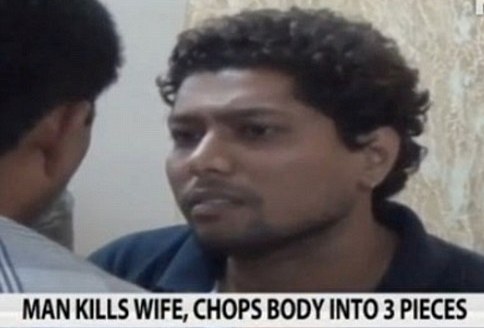 Σκότωσε και έκοψε τη γυναίκα του σε τρία κομμάτια