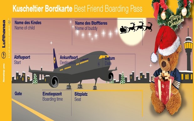 Χριστουγεννιάτικη ατμόσφαιρα από τη Lufthansa