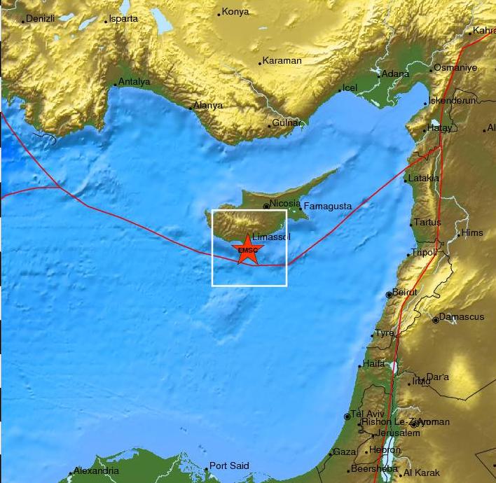 Σεισμός 3,5 Ρίχτερ στη Λεμεσό