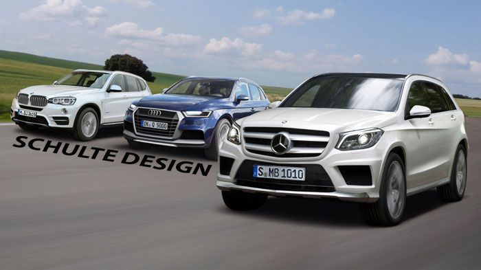 Η νέα Mercedes GLK απέναντι στα μελλοντικά Audi Q5 & BMW X3