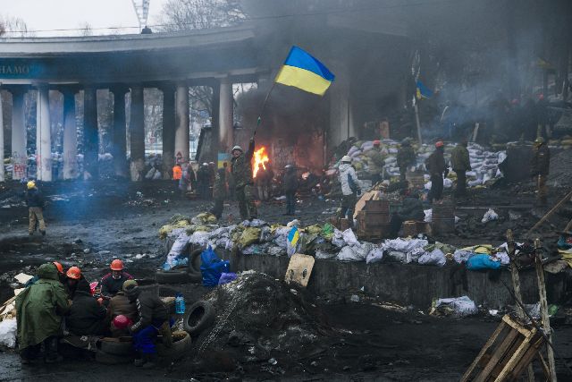 Ουκρανοί δημοσιογράφοι χτυπήθηκαν στις διαδηλώσεις