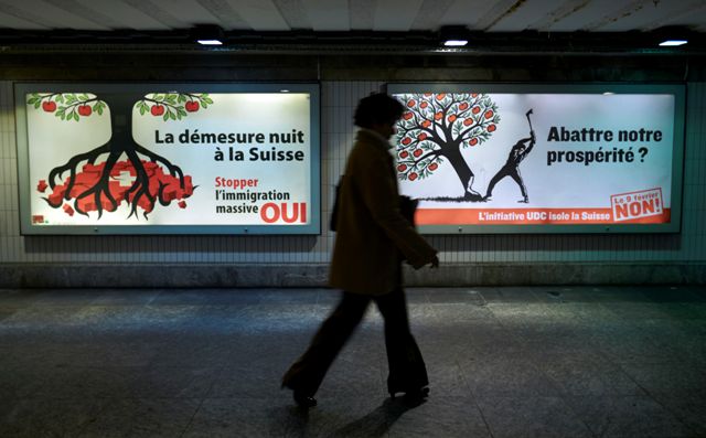 Όχι στους ευρωπαίους μετανάστες είπαν οι Ελβετοί