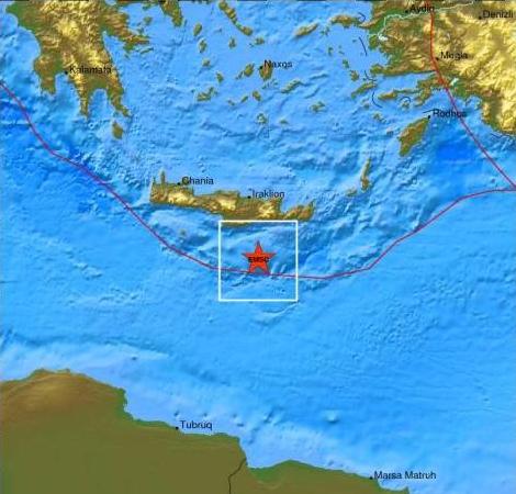 Σεισμός 4 Ρίχτερ στην Κρήτη