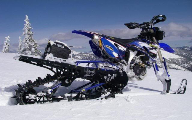 Το εντυπωσιακό Mountain Horse snow bike kit