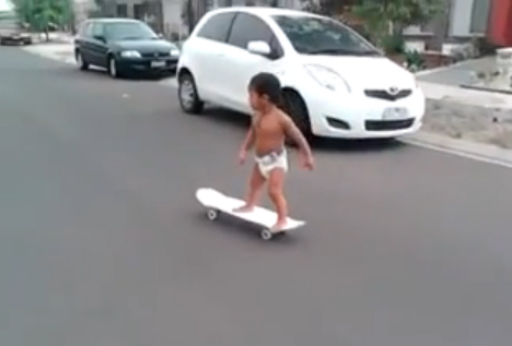 Ο skateboarder με τις πάνες