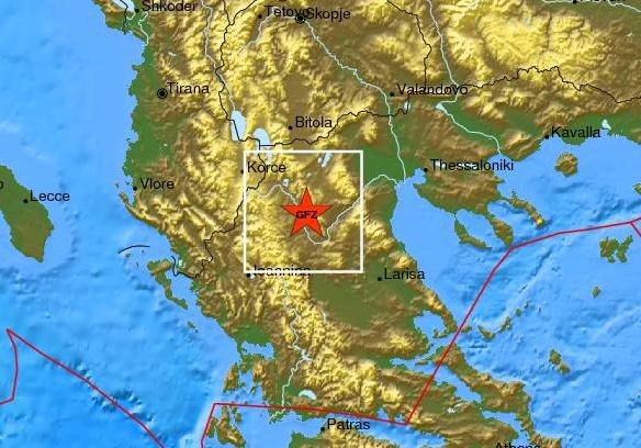 Σεισμός 4,1 Ρίχτερ τη νύχτα στην Κοζάνη
