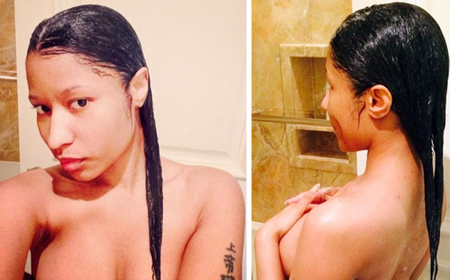 Η Nicki Minaj μας δείχνει πώς κάνει μπάνιο…
