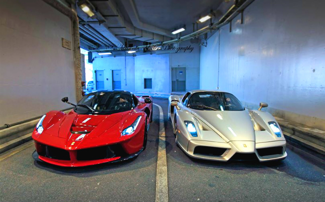 LaFerrari και Enzo σε ταυτόχρονη ανάβαση στο βουνό